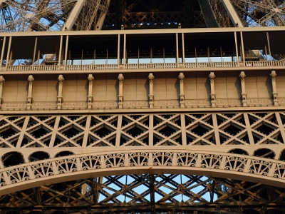 Some of the Names of the French Notables Etched on the Tour Eiffel.JPG